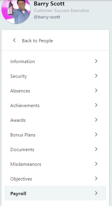 Screenshot from the StaffCircle platform: v.1.0.13 (28/06/2019)