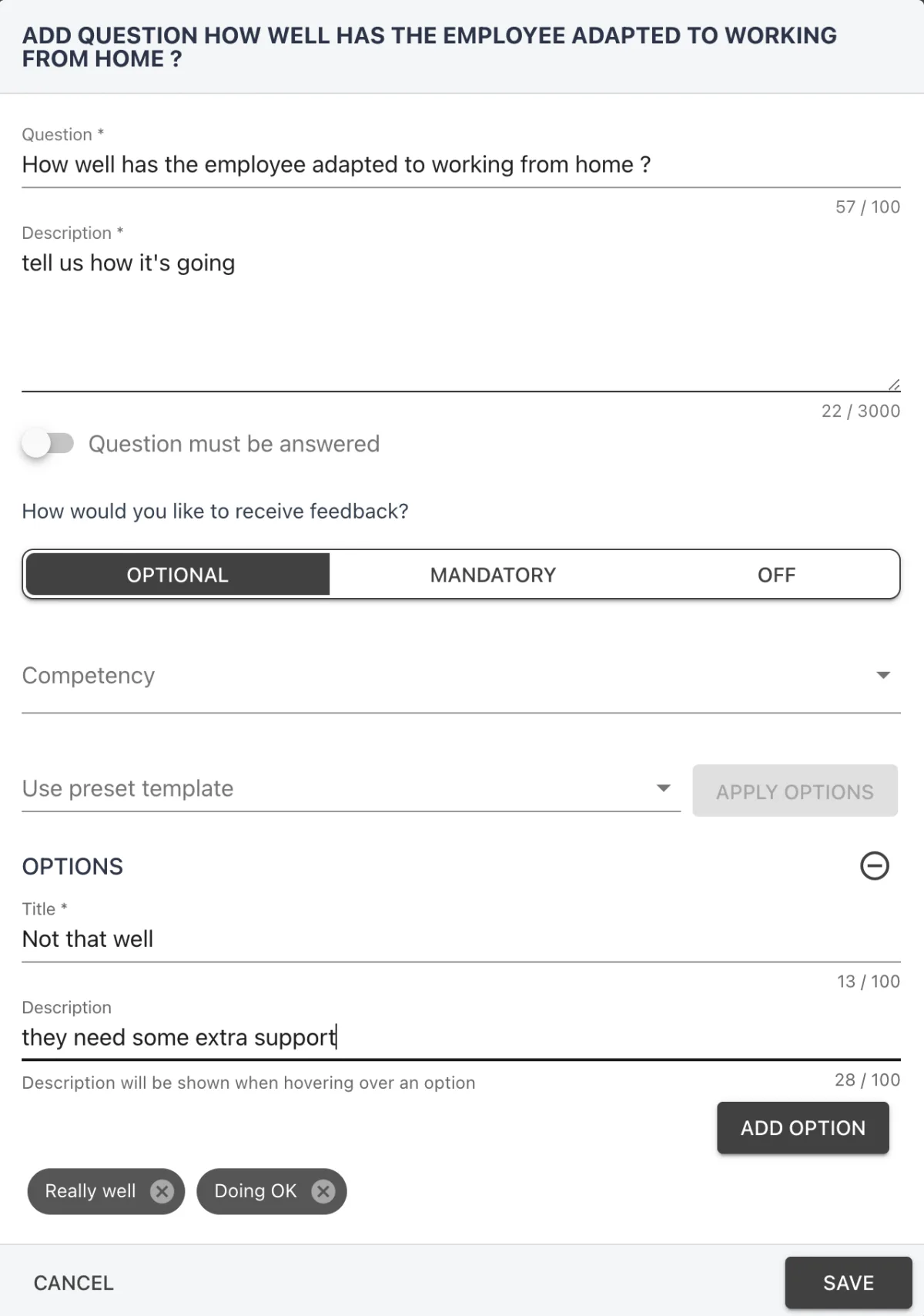 Screenshot from the StaffCircle platform: v.1.22.0 (07/04/2022)