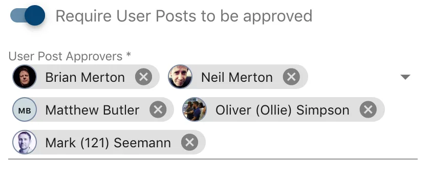 Screenshot from the StaffCircle platform: v.1.3.0 (15/11/2019)