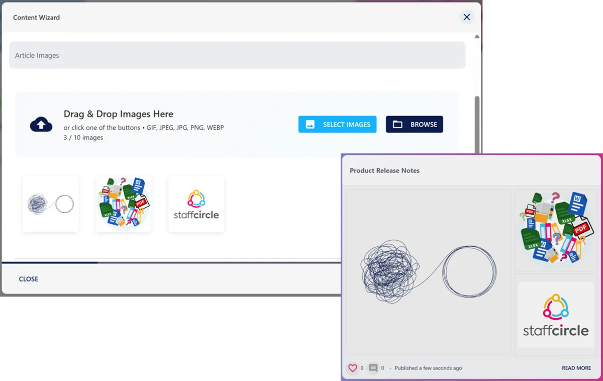 Screenshot from the StaffCircle platform: v.1.49.3 (26/02/2026)