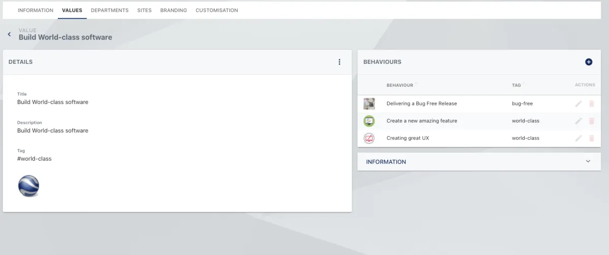 Screenshot from the StaffCircle platform: v.1.8.0 (10/08/2020)