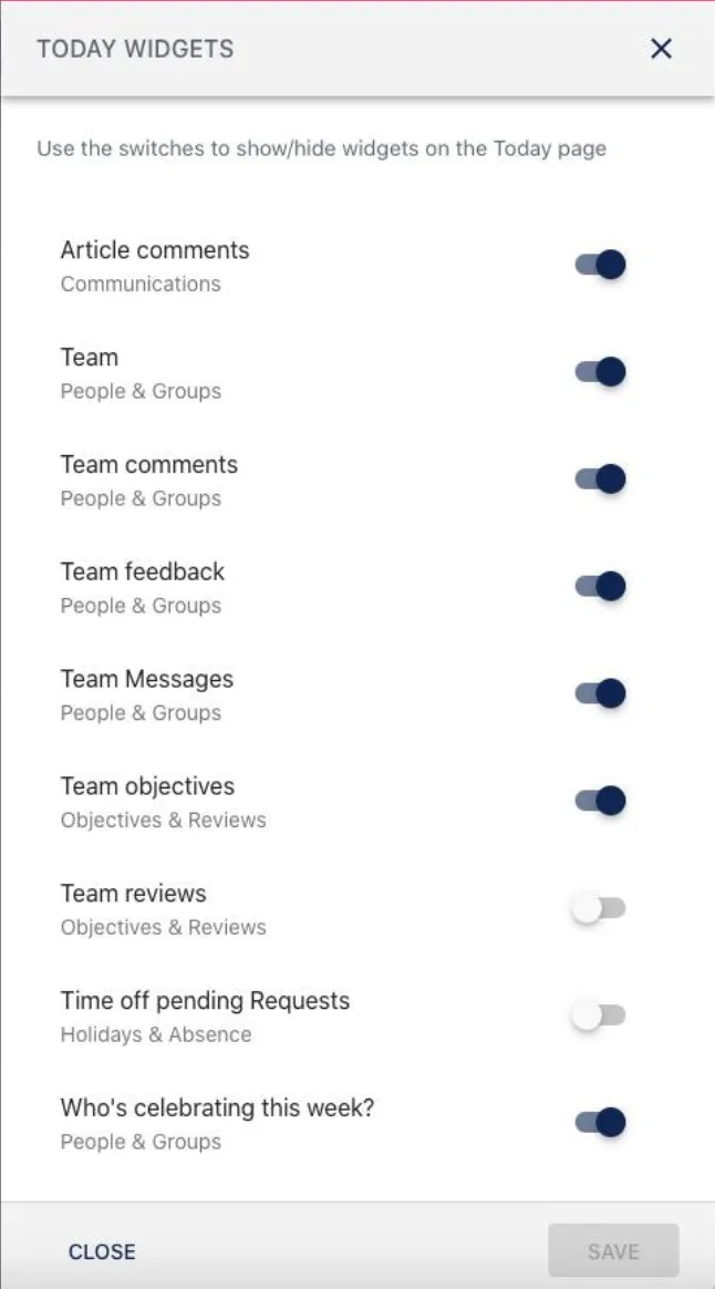 Screenshot from the StaffCircle platform: v.1.9.0 (10/06/2020)