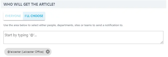 Screenshot from the StaffCircle platform: What is an Alias?