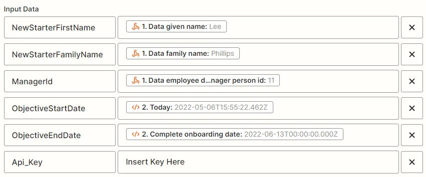 Screenshot from the StaffCircle platform: Workflow Example with StaffCircle Webhooks and Zapier