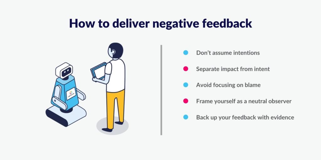 How to deliver negative feedback