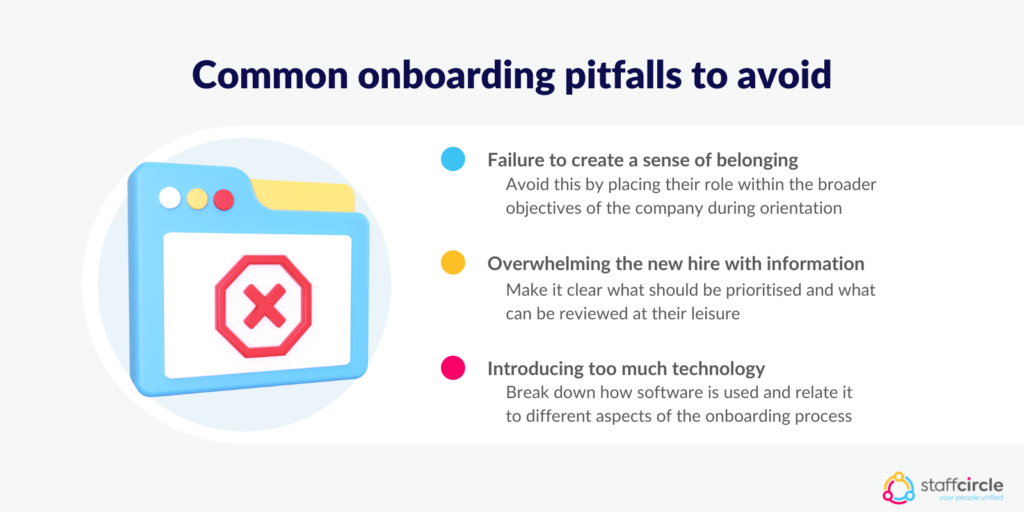 Common onboarding pitfalls to avoid