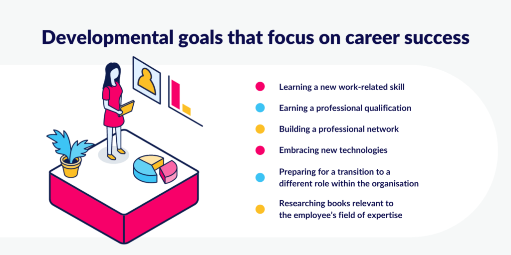Developmental goals that focus on career success