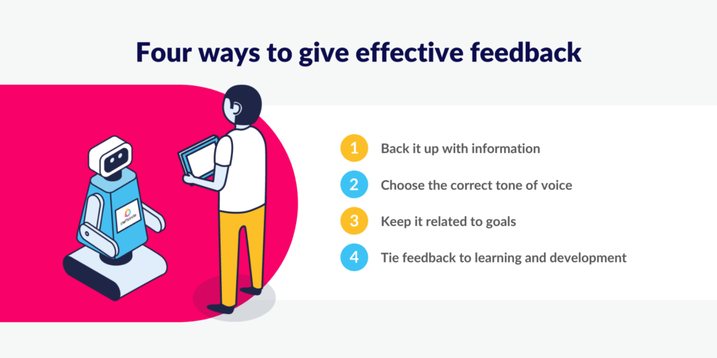Four ways to give effective feedback