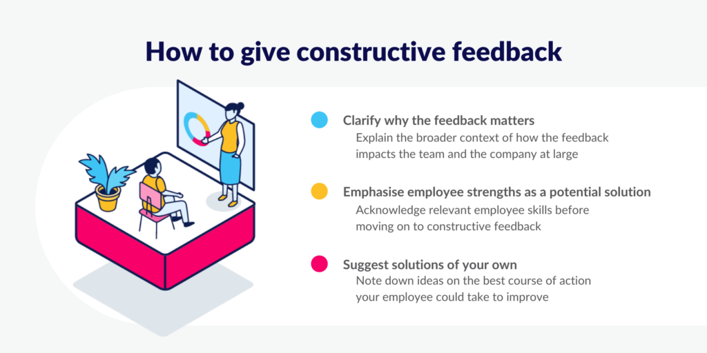 How to give constructive feedback