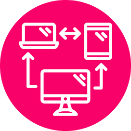 Engaging a distributed team across various devices -large