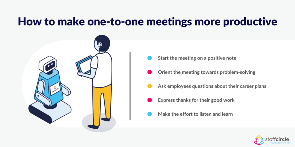 How to make one-to-one meetings more productive