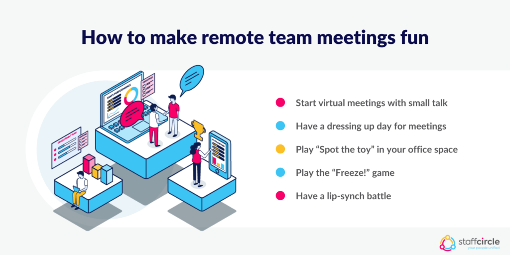 How to make remote team meetings fun