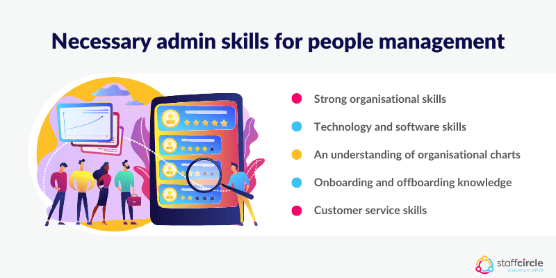 Necessary admin skills for people management