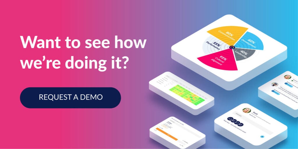 Banner inviting readers to request a demo of the StaffCircle platform