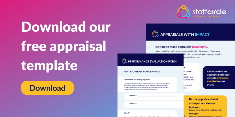 Download our free appraisal template