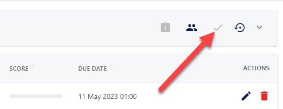 The Include Completed tick in the filters bar of the Review Manager