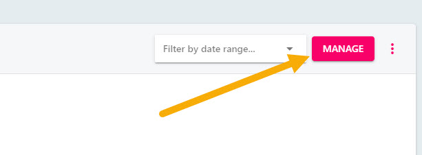 The Manage button on the review details page, which opens your questions