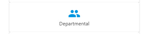 The Department tile, shown with a group icon, chosen as the objective type