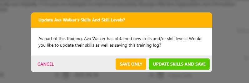 Additional Information section where a training certificate can be uploaded