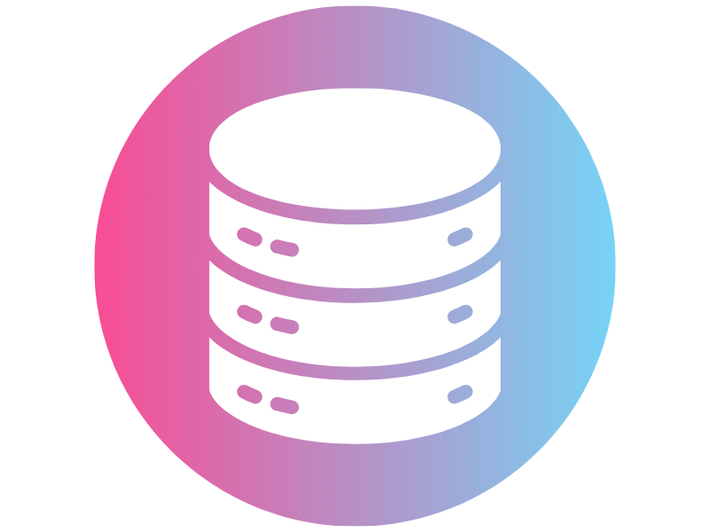 Database icon for unlocking growth with AI-powered competency frameworks
