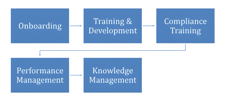 5-step LMS Journey