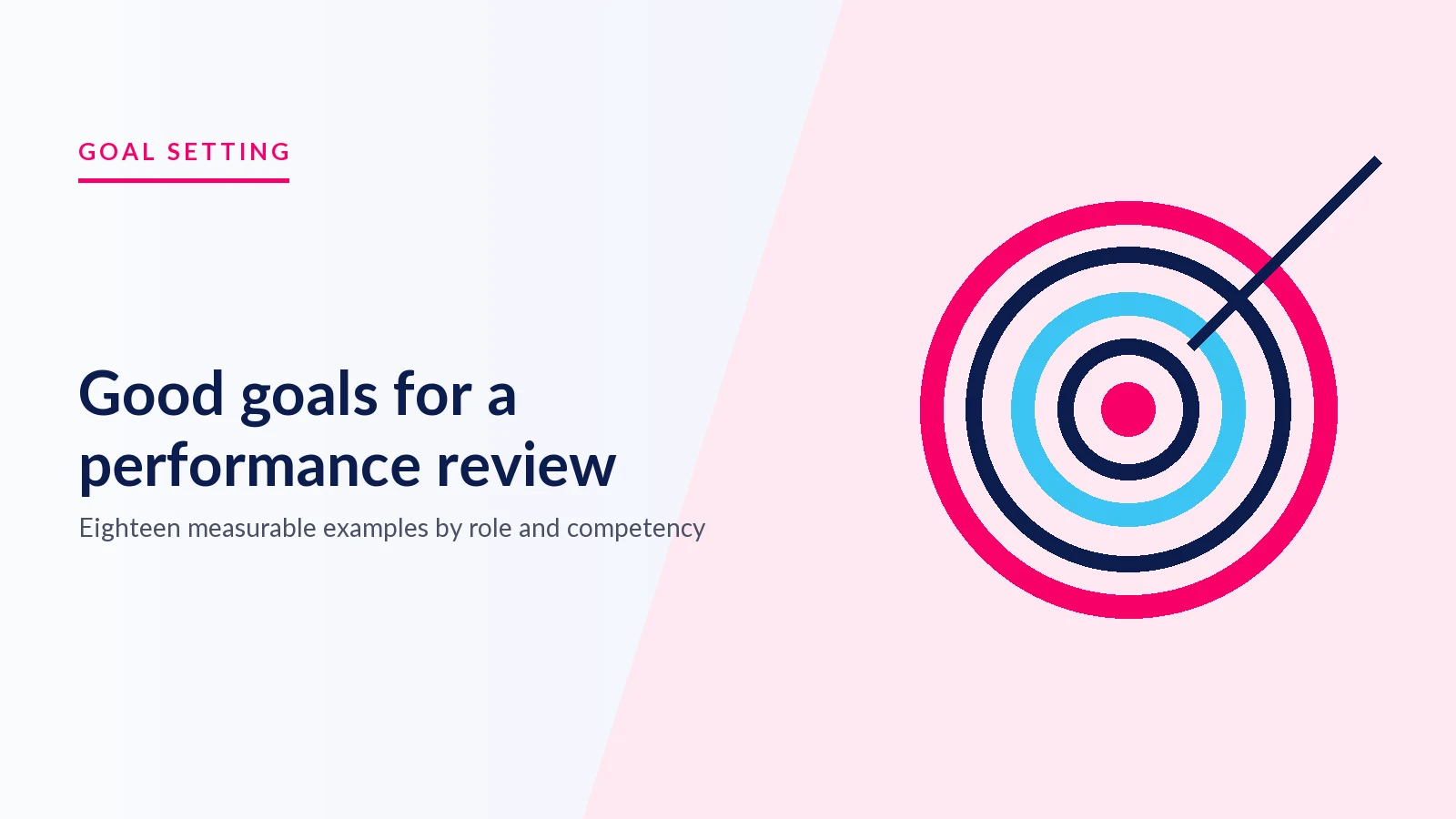 Good goals for a performance review