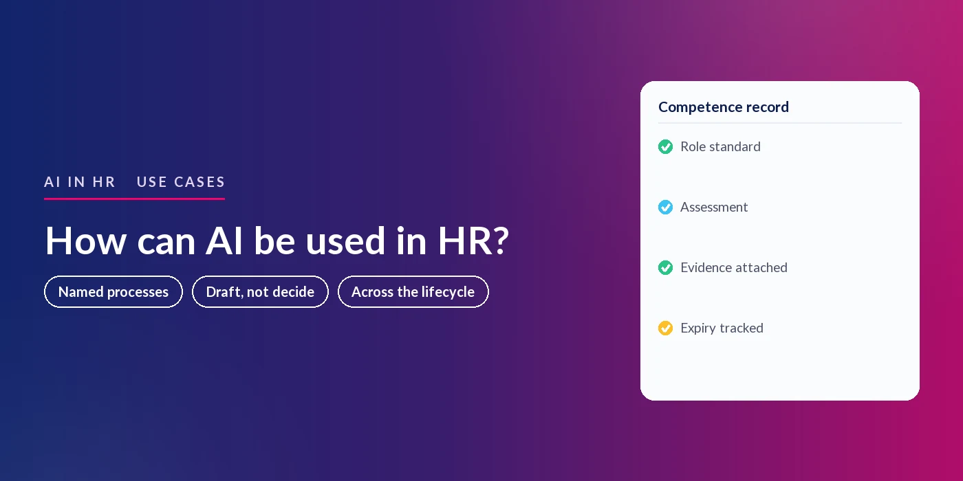 How can AI be used in HR?