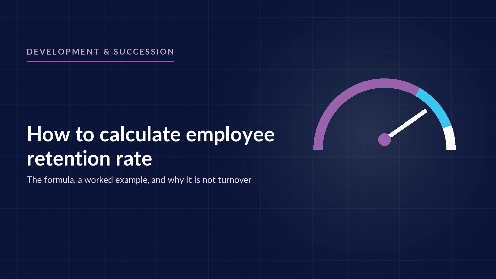 How to calculate employee retention rate