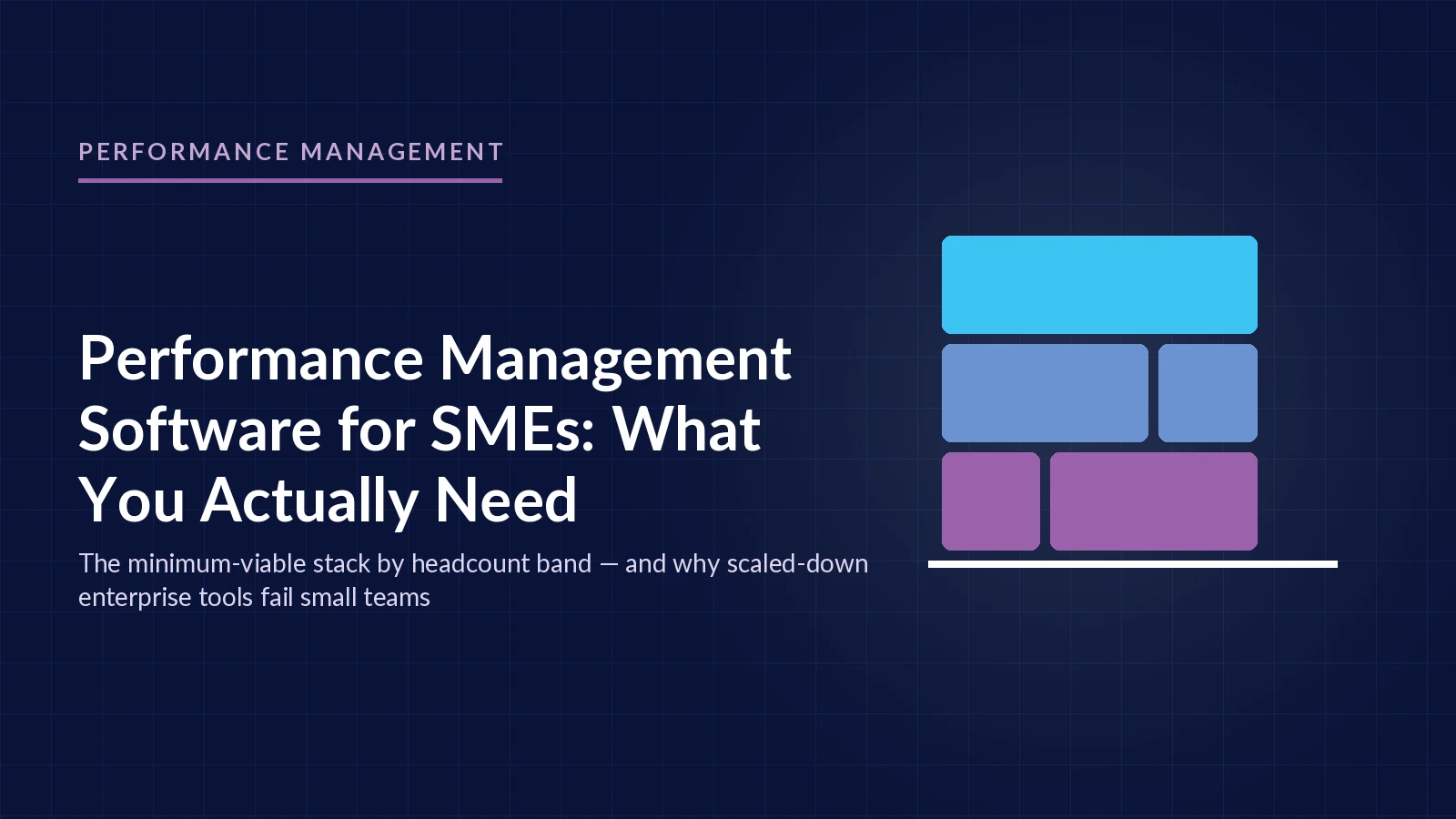 Performance Management Software for SMEs: What You Actually Need