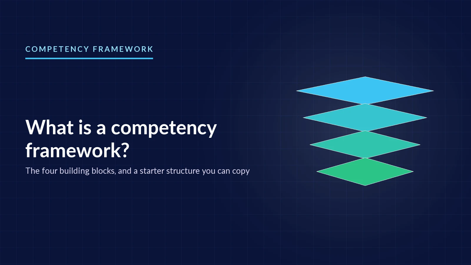 What is a competency framework?
