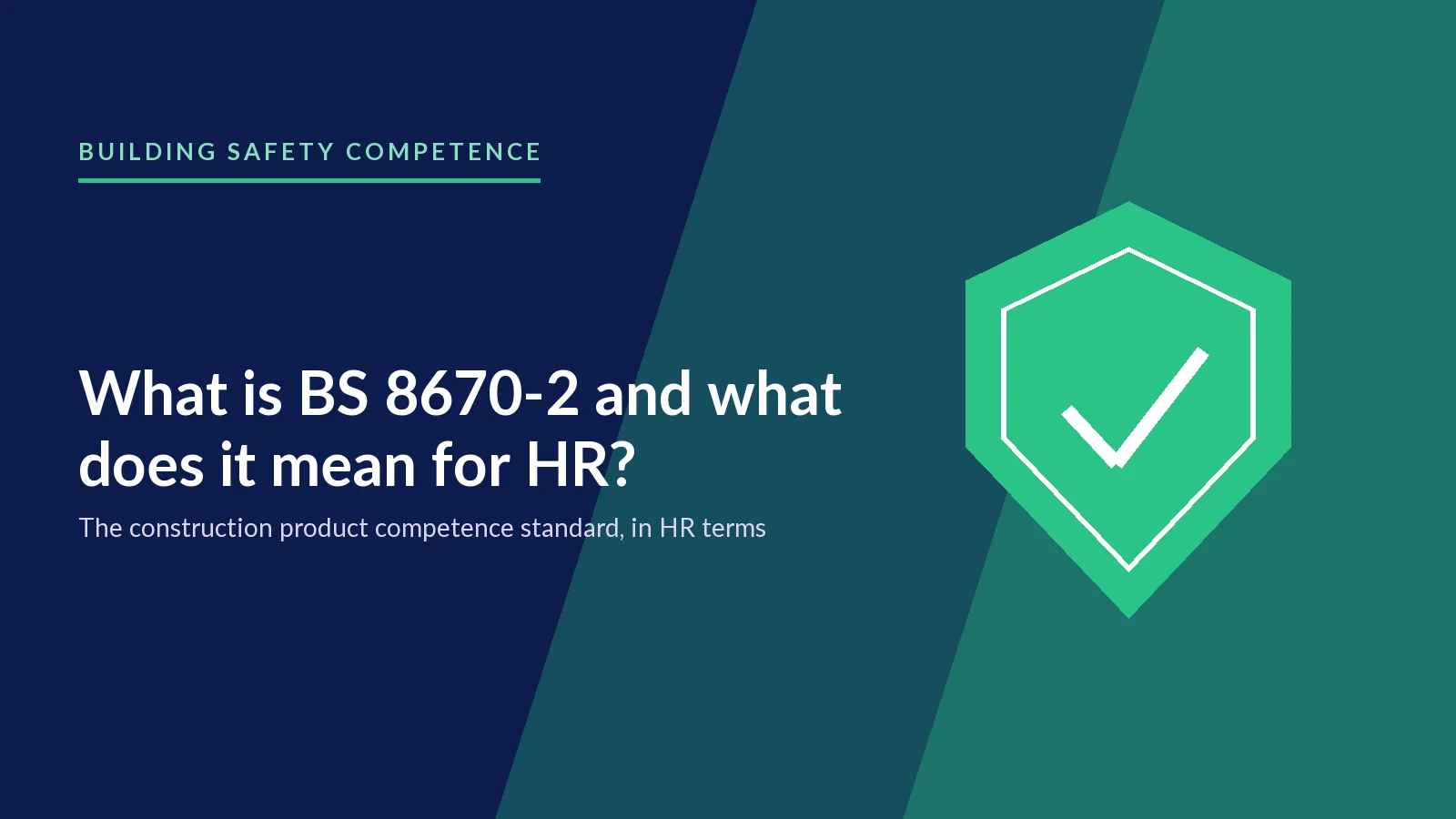 What is BS 8670-2 and what does it mean for HR?