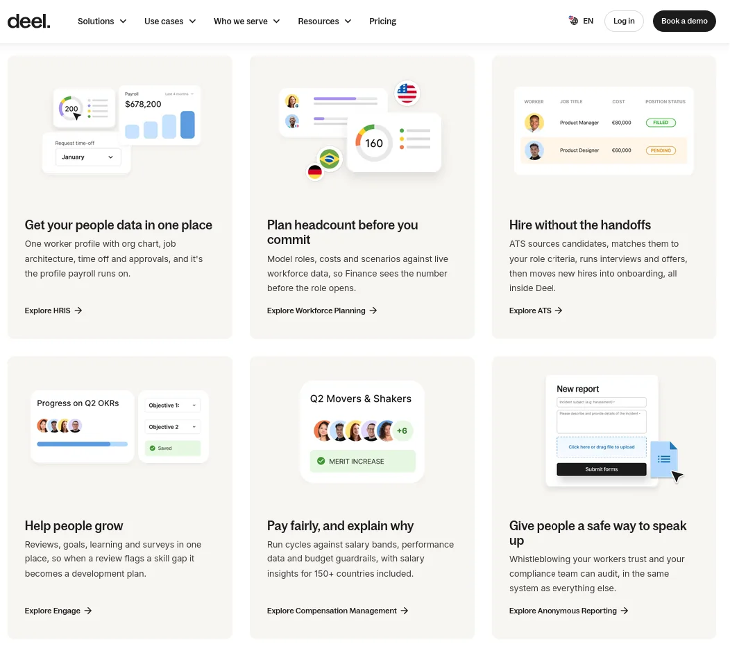 Deel global HR, EOR and payroll platform